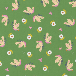 Printed Cotton SUGGY Nettle / Vivid Multicolored